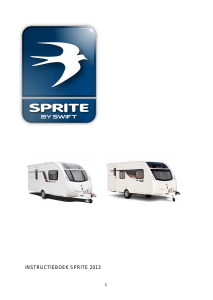 Handleiding Sprite Cruzer (2013) Caravan