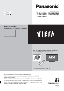 Mode d’emploi Panasonic TX-50CSW524S Viera Téléviseur LCD