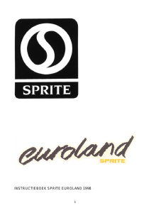 Handleiding Sprite Euroland (1998) Caravan