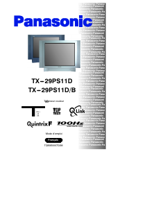 Bedienungsanleitung Panasonic TX-29PS11D Fernseher