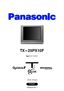 Bedienungsanleitung Panasonic TX-25PX10F Fernseher