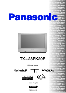 Mode d’emploi Panasonic TX-28PK20F Téléviseur