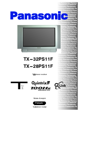 Bedienungsanleitung Panasonic TX-32PS11F Fernseher