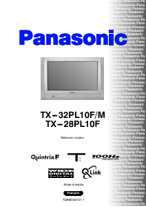 Mode d’emploi Panasonic TX-32PL10F Téléviseur