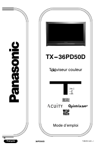 Bedienungsanleitung Panasonic TX-36PD50D Fernseher