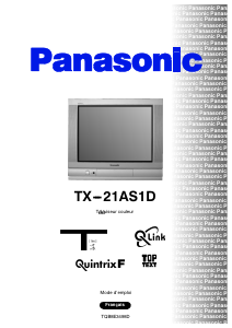 Bedienungsanleitung Panasonic TX-21AS1D Fernseher