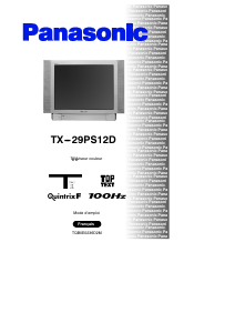 Bedienungsanleitung Panasonic TX-29PS12D Fernseher