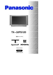 Bedienungsanleitung Panasonic TX-32PS12D Fernseher