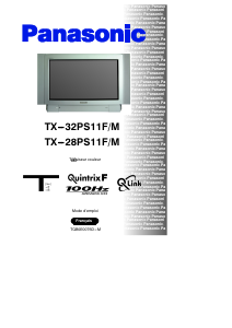 Bedienungsanleitung Panasonic TX-32PS11M Fernseher