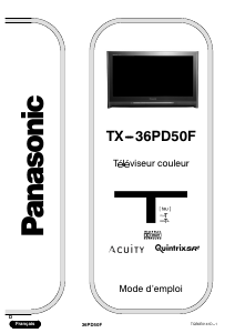 Bedienungsanleitung Panasonic TX-36PD50F Fernseher