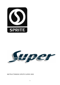 Handleiding Sprite Super (2005) Caravan