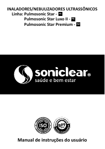 Manual Soniclear Pulmosonic Star Premium Inalador