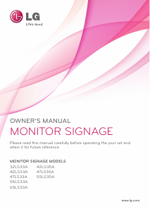 Handleiding LG 32LS33A-5B LED monitor