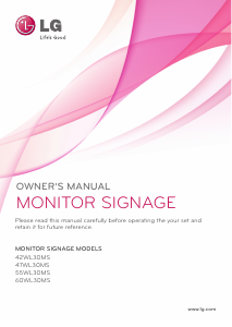 Handleiding LG 60WL30MS-D LED monitor