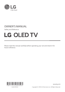 Manual LG OLED55CX3LA OLED Television