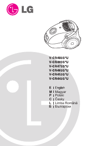 Manual LG V-CR403STU Aspirator