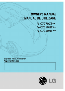 Manual LG V-C7050HTV Aspirator