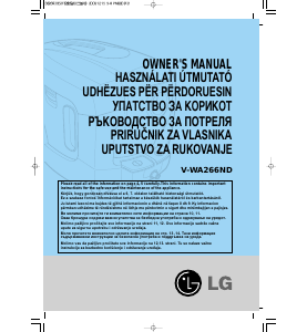 Használati útmutató LG V-WA266ND Porszívó