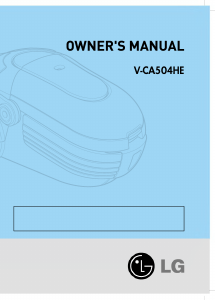 Manual LG V-CA504HE Vacuum Cleaner