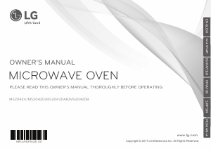 Manual LG MS2042DB Microwave