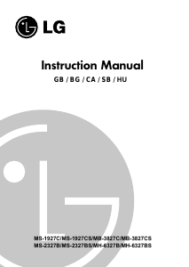 Manual LG MH-6327B Microwave