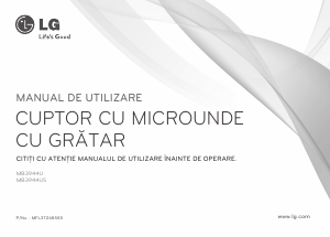 Manual LG MB3944U Cuptor cu microunde
