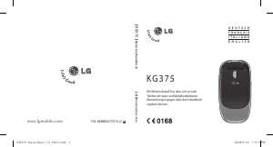 Manuale LG KG375 Telefono cellulare