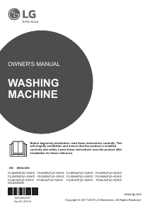 Manual LG F2J5WN7S Washing Machine
