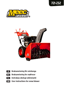 Manual Meec Tools 721-232 Snow Blower