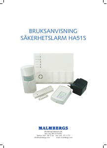Bruksanvisning Malmbergs HA51S Larmsystem