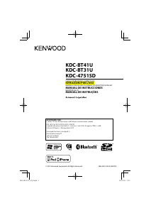 Manuale Kenwood KDC-BT31U Autoradio
