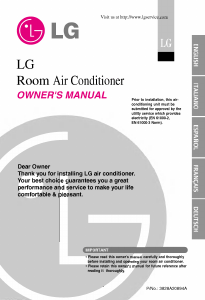 Manual LG AS-H126URM3 Air Conditioner