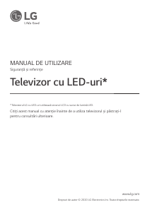 Manual LG 65NANO813NA Televizor LED