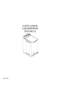 Manual de uso Zanussi TLS592C1 Lavadora