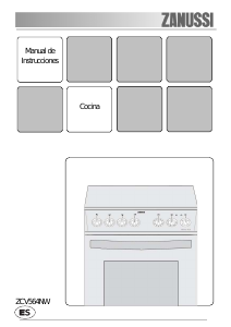 Manual de uso Zanussi ZCV564NX Cocina