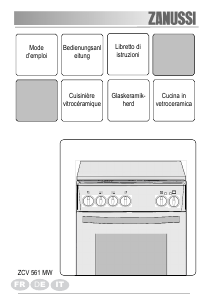 Bedienungsanleitung Zanussi ZCV561MW Herd