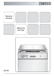 Manual Zanussi ZDI200X Máquina de lavar louça