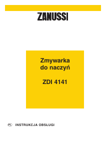 Instrukcja Zanussi ZDI4141X Zmywarka