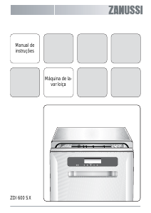 Manual Zanussi ZDI600SX Máquina de lavar louça