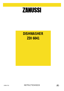 Manual Zanussi ZDI6041N Dishwasher
