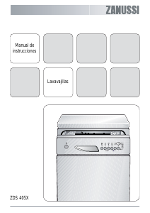 Manual de uso Zanussi ZDS405X Lavavajillas