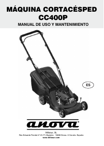 Manual de uso Anova CC400P Cortacésped