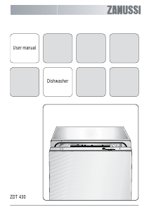 Manual Zanussi ZDT430 Dishwasher