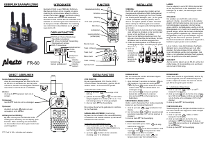 Handleiding Alecto FR-60 Walkie-talkie