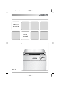 Handleiding Zanussi ZDI100X Vaatwasser