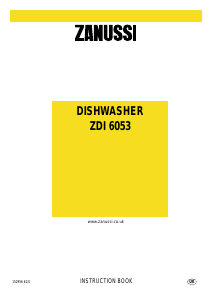 Manual Zanussi ZDI6053N Dishwasher
