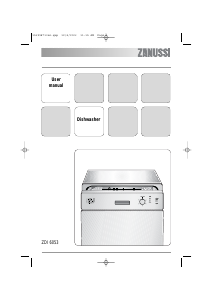 Manual Zanussi ZDI6053W Dishwasher