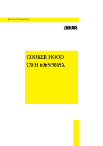 Manual Zanussi CWH9065SS Cooker Hood