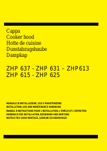 Manuale Zanussi ZHP631G Cappa da cucina