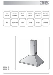 Manual de uso Zanussi ZHC611W1 Campana extractora